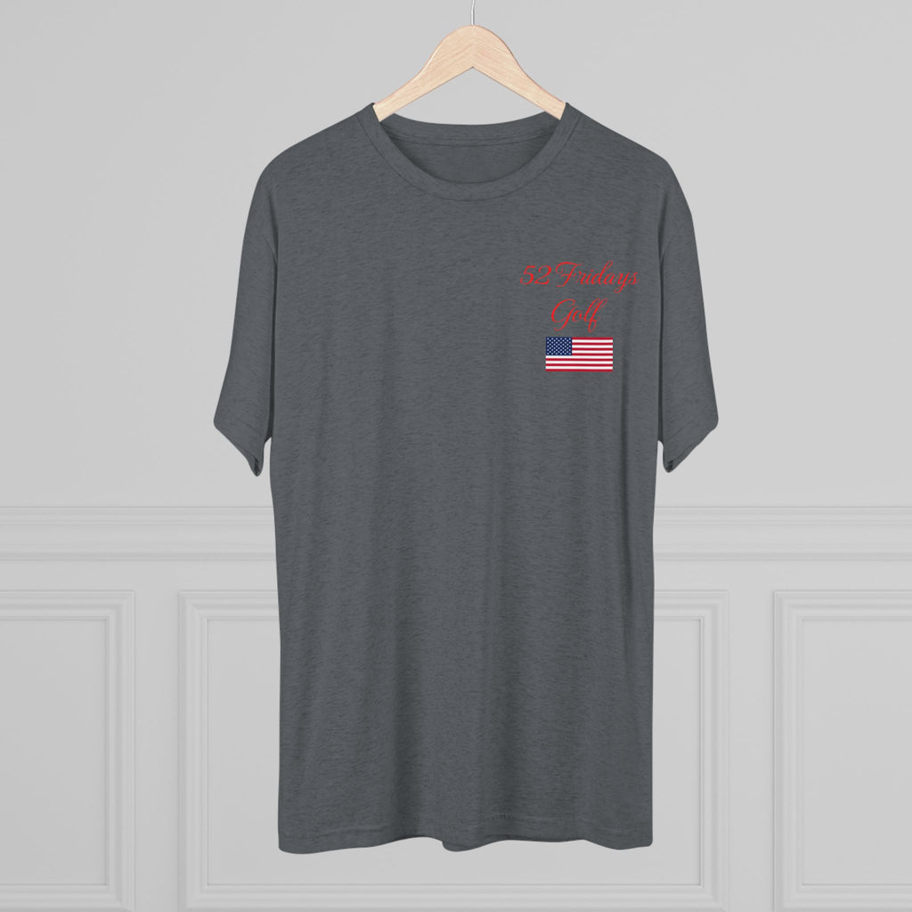 52 Fridays Golf Unisex Tri-Blend Crew Tee