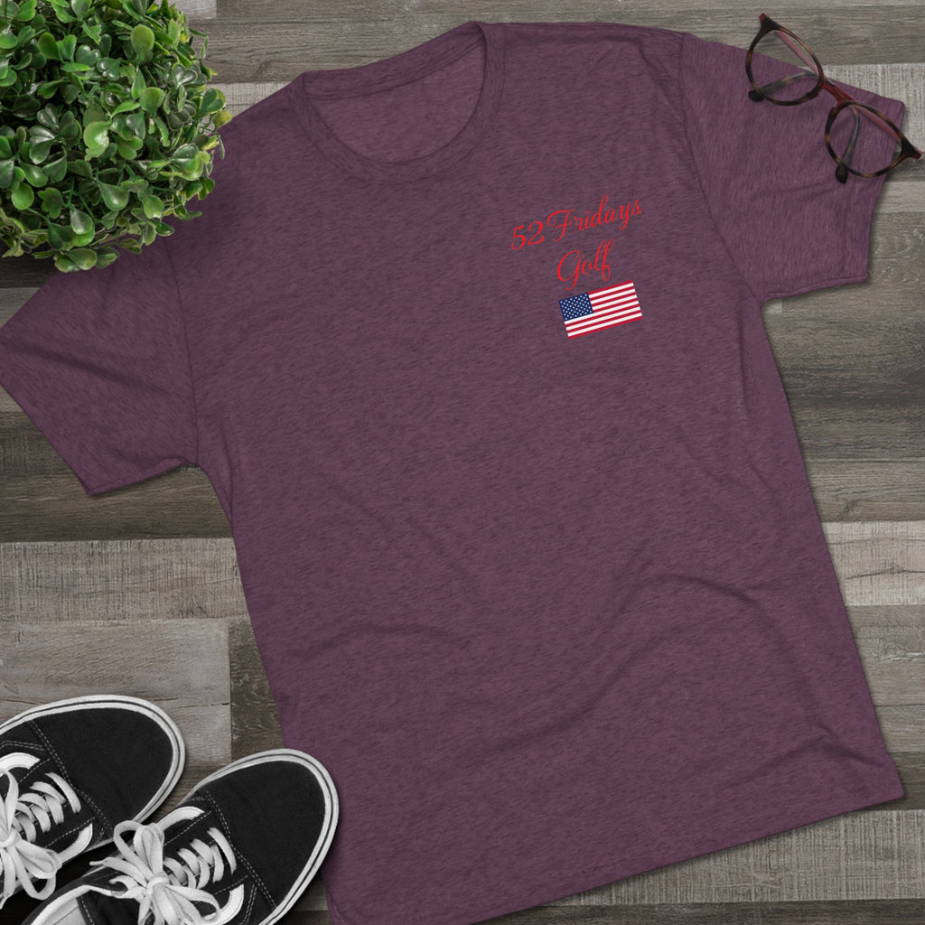 52 Fridays Golf Unisex Tri-Blend Crew Tee