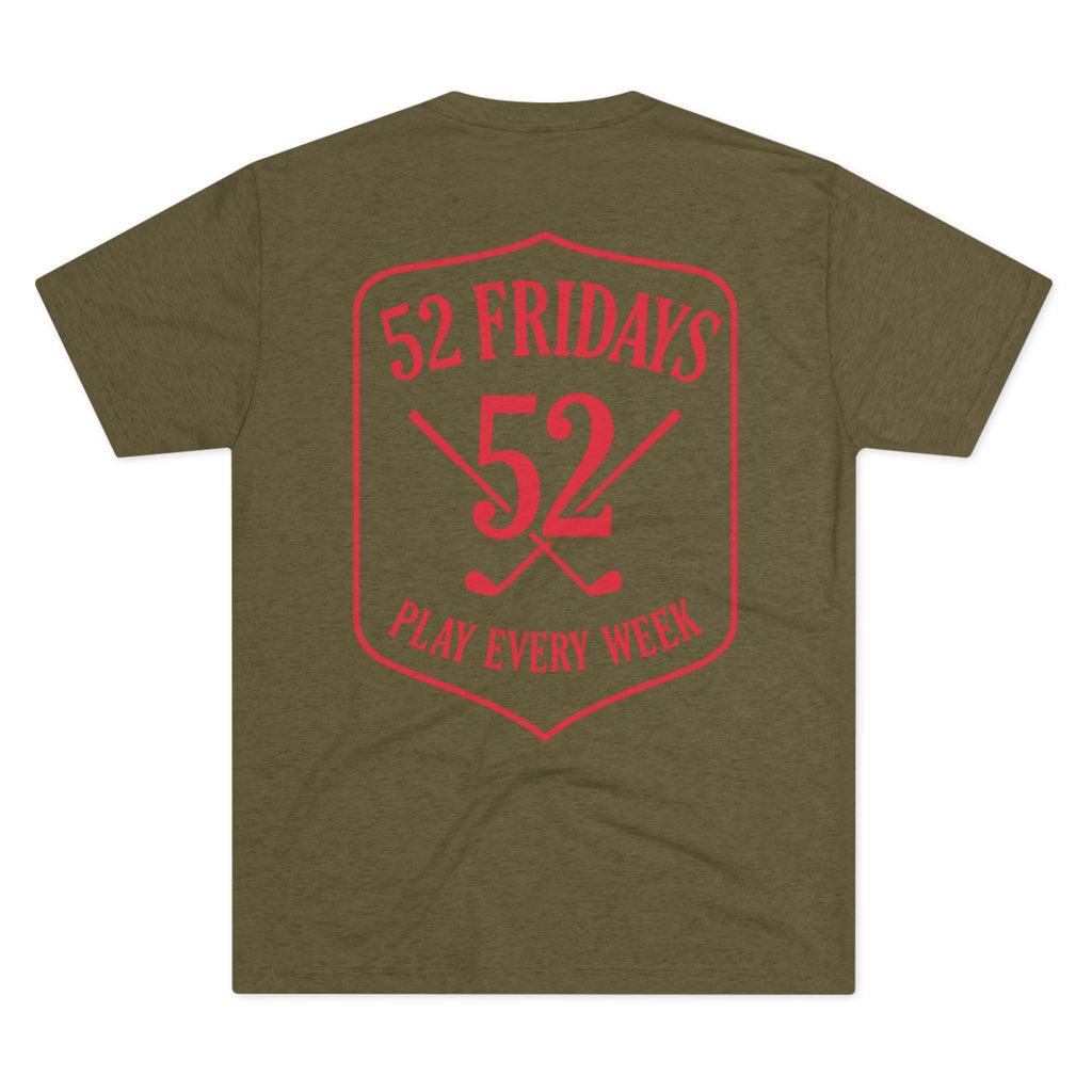 52 Fridays Golf Unisex Tri-Blend Crew Tee