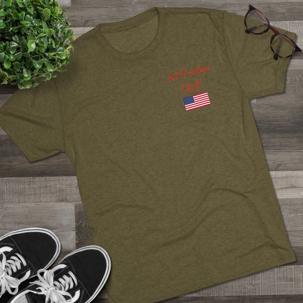 52 Fridays Golf Unisex Tri-Blend Crew Tee